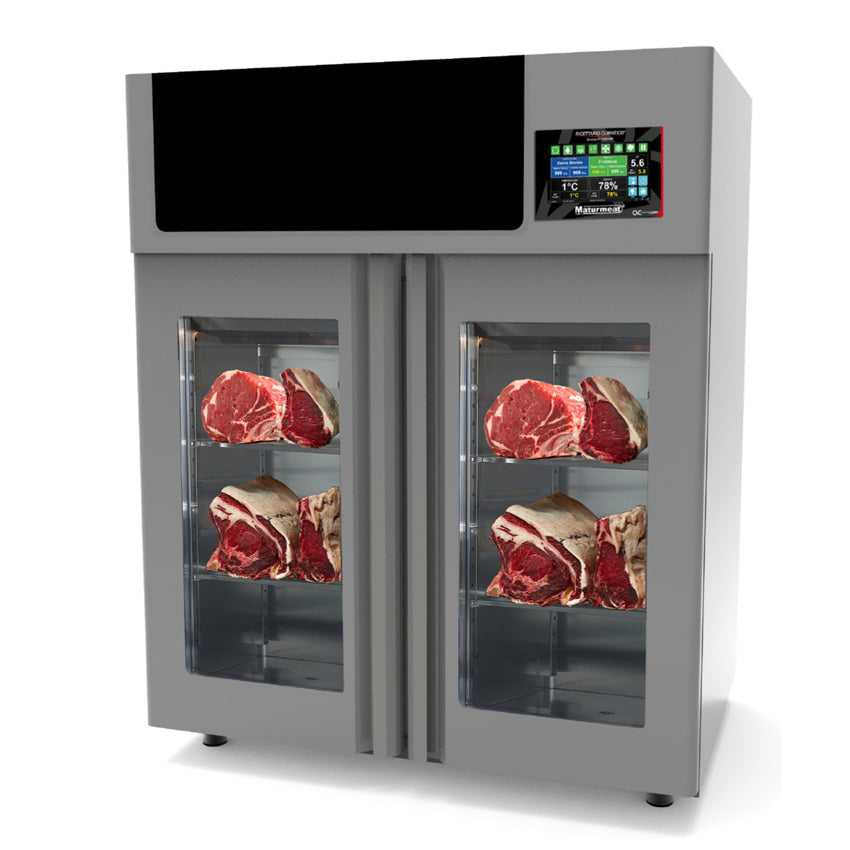 Maturmeat 130 lb / 60 Kg Dry Aging Cabinet with ClimaTouch & Fumotic Controls