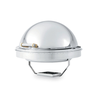 Vollrath New York 6 Qt Drop-In Round Chafing Dish with Retractable Lid