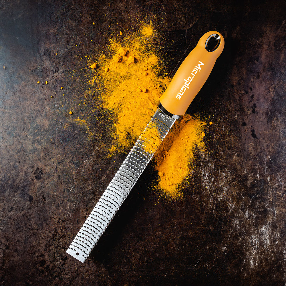 Microplane 12" Premium Classic Zester / Grater, Mustard Yellow