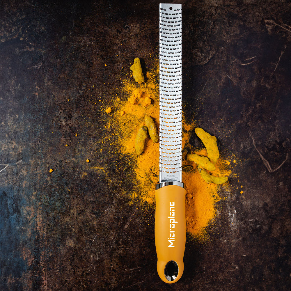 Microplane 12" Premium Classic Zester / Grater, Mustard Yellow