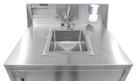 Nella 25" Portable Hand Sink with Backsplash, Water Heater & Pump