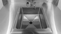 Nella 25" Portable Hand Sink with Backsplash, Water Heater & Pump