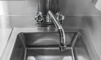 Nella 25" Portable Hand Sink with Backsplash, Water Heater & Pump