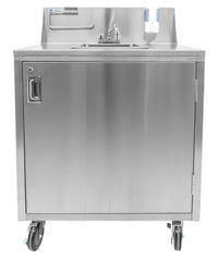 Nella 25" Portable Hand Sink with Backsplash, Water Heater & Pump
