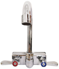 Nella Faucet for Hand Sink with 4" Centre, 4" Gooseneck Spout