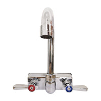 Nella Faucet for Hand Sink with 4" Centre, 4" Gooseneck Spout