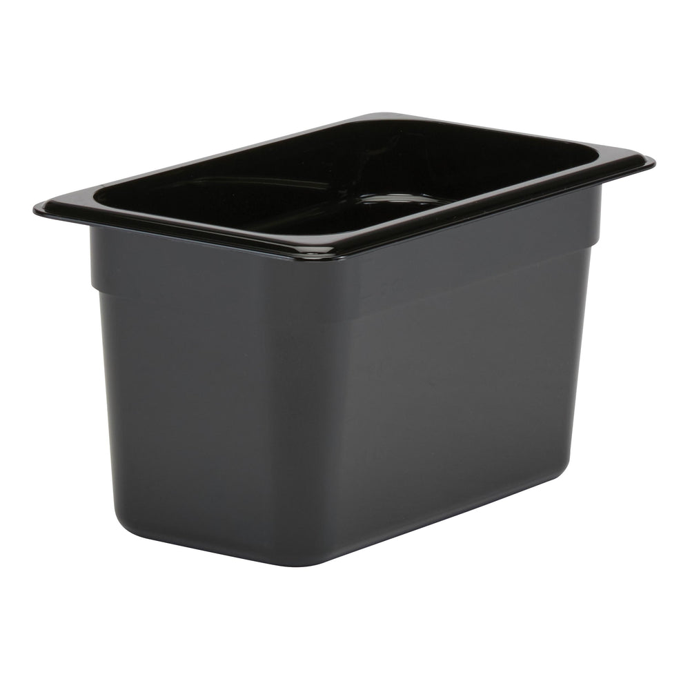 Cambro 46CW110 1/4 Size Food Pan 6" Deep, Black