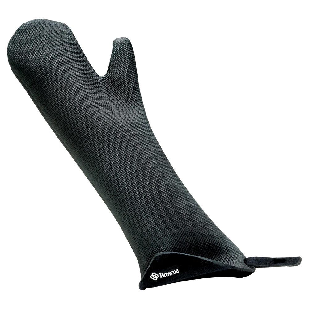 Browne KitchenGrips Pro 18" Oven Mitt, Black