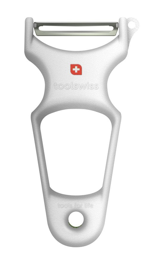 Toolswiss Classinox Vegetable Peeler, White