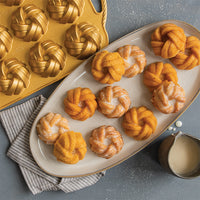 Nordic Ware 75th Anniversary Braided Mini Bundt Pan