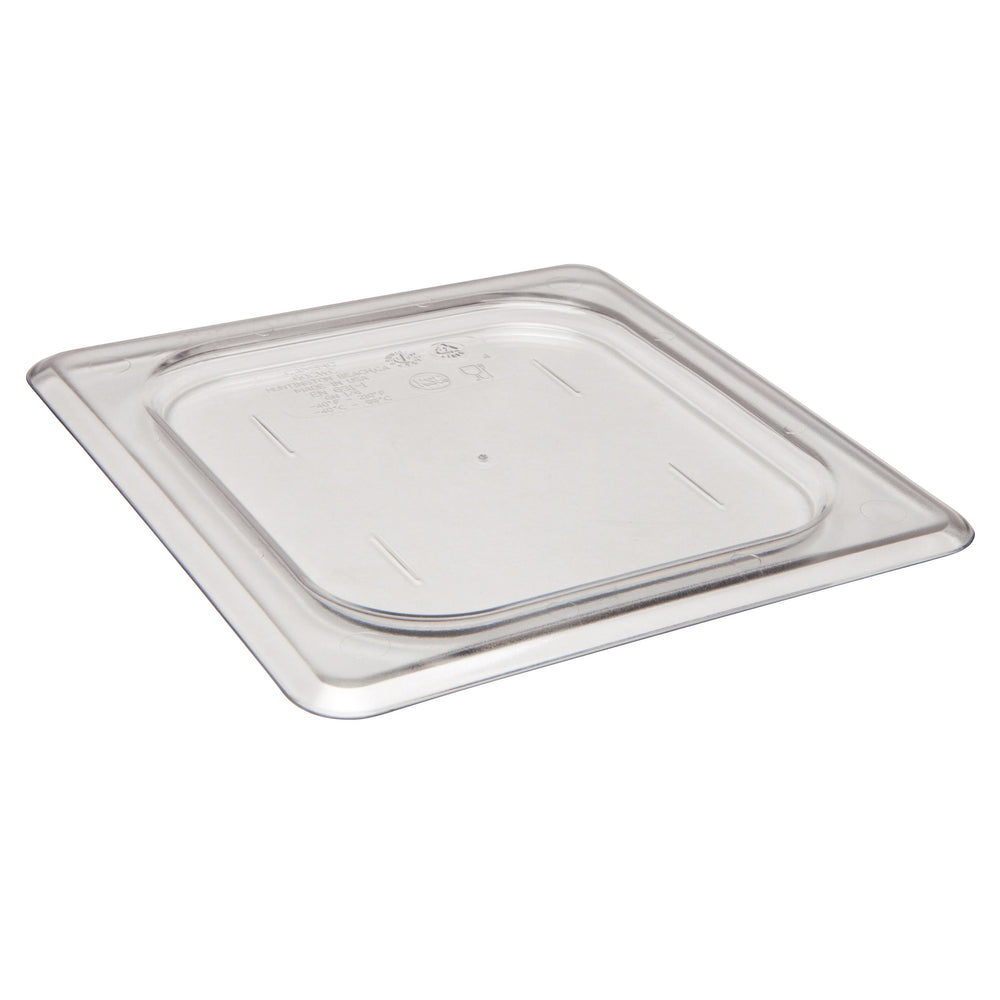 Cambro 60CWC135 1/6 Size Flat Food Pan Cover, Clear