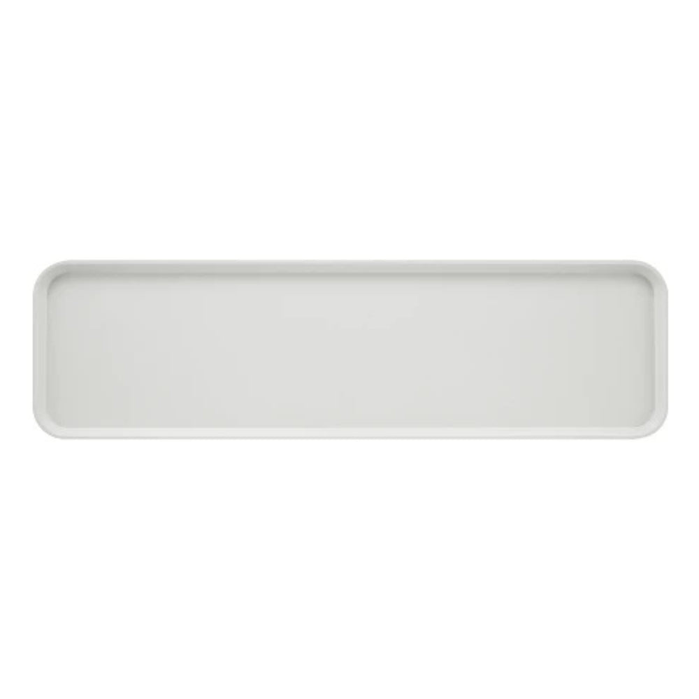 Cambro 7" x 30" Market Display Tray, White - 6302MT148