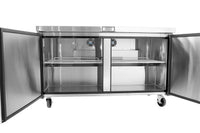 Atosa MGF8407GR 60" Undercounter Freezer with 2 Solid Doors