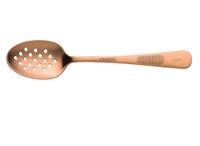 Mercer Culinary 8" Perforated Bowl Plating Spoon, Rose Gold