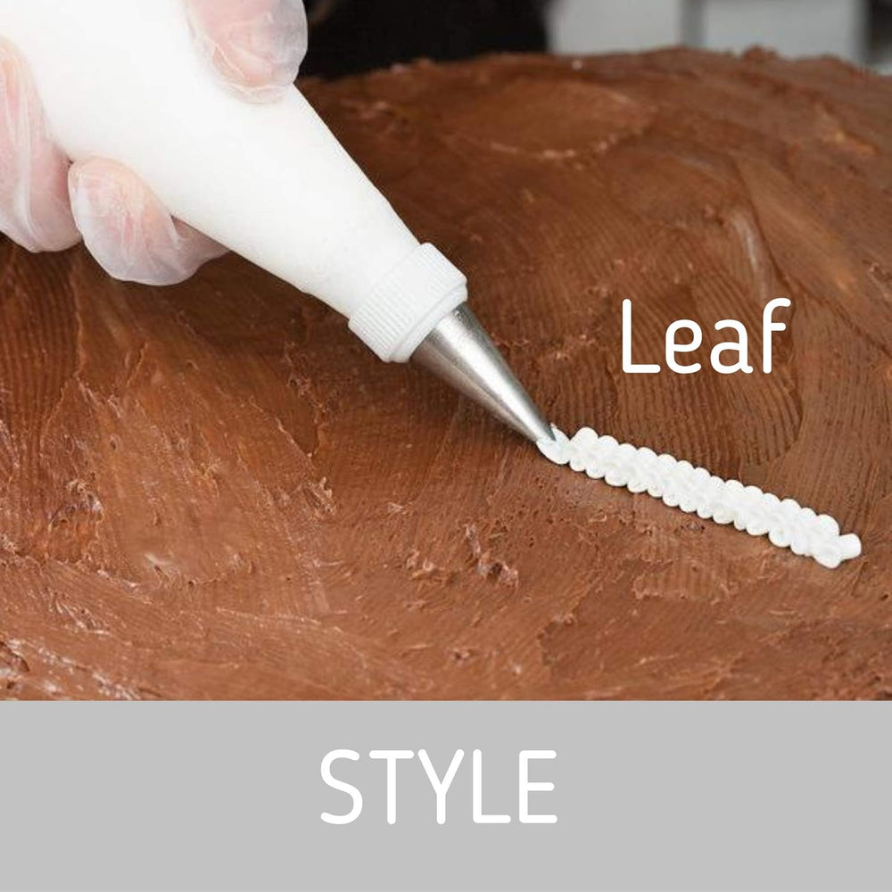 Ateco Leaf Piping Tip, Stainless Steel