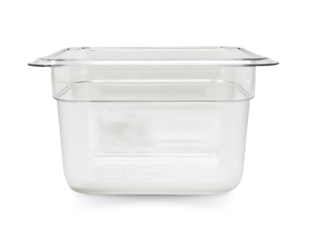 Nella 1/6 Size Food Pan 4" Deep, Clear
