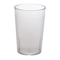 Cambro Camwear 8 Oz Plastic Pebbled Tumbler, Clear