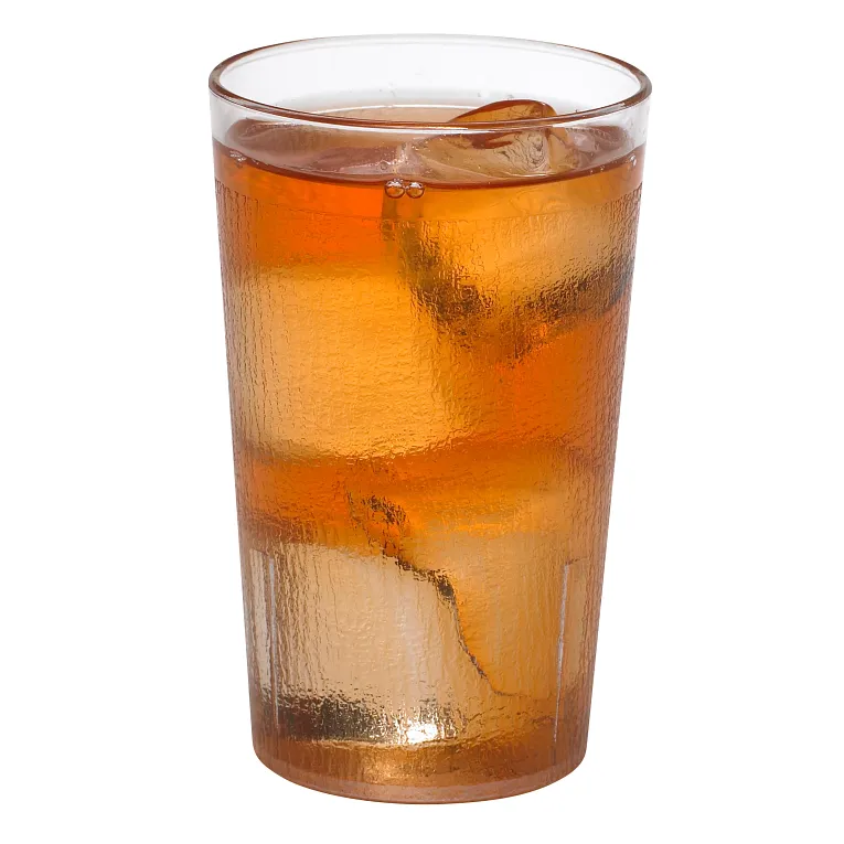 Cambro Camwear 8 Oz Plastic Pebbled Tumbler, Clear