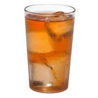 Cambro Camwear 8 Oz Plastic Pebbled Tumbler, Clear