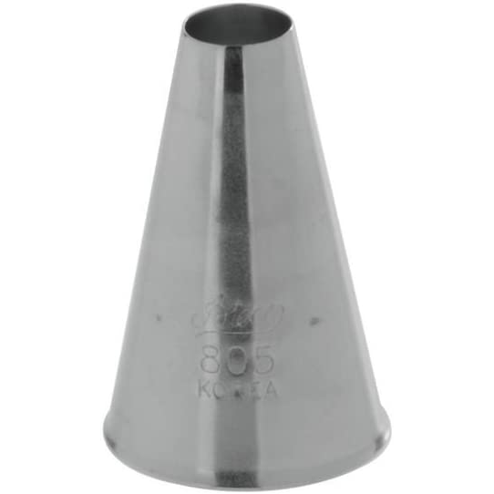 Ateco 7/16 Plain Piping Tip, Stainless Steel