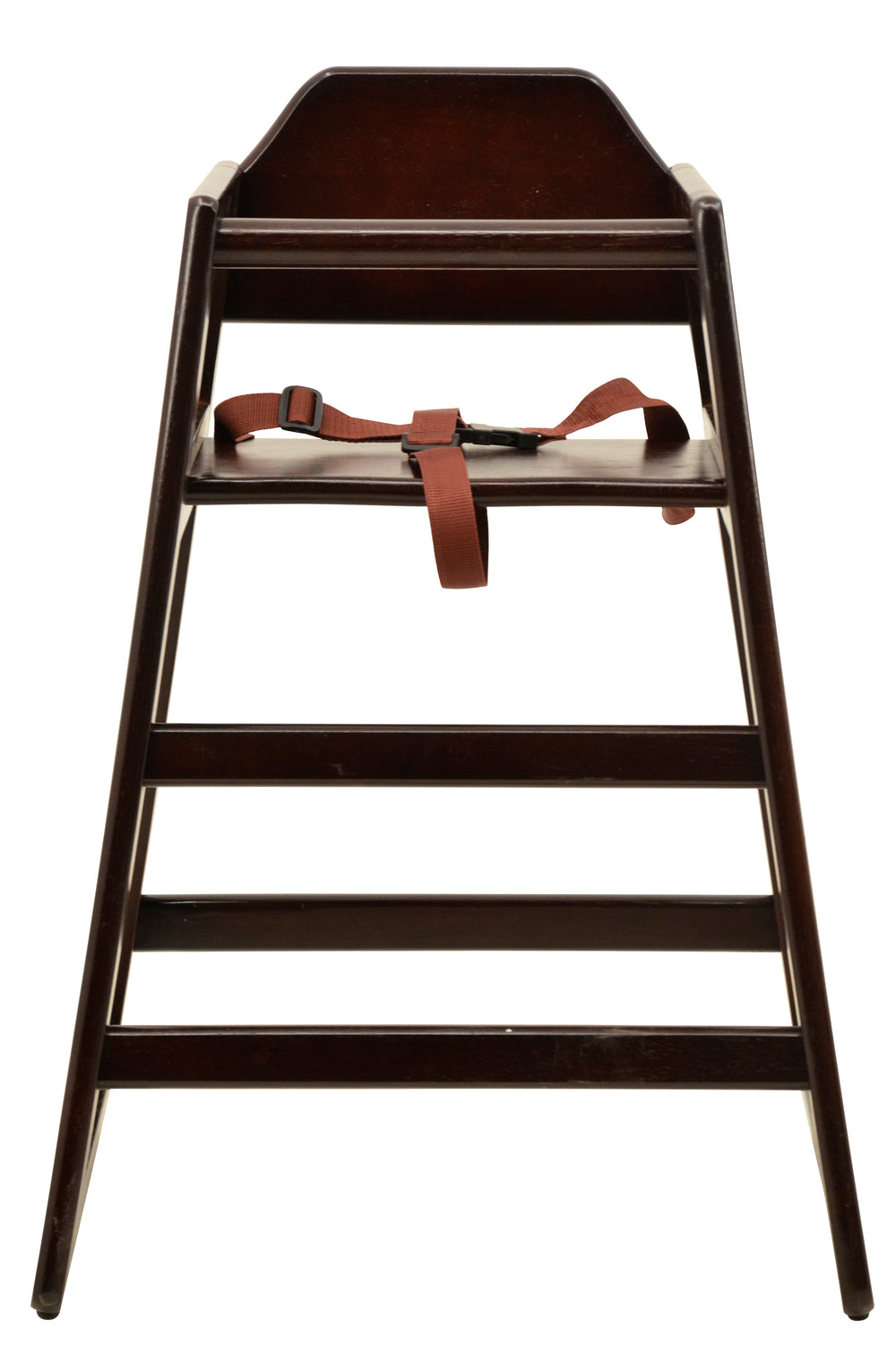 Nella Wooden High Chair, Mahogany