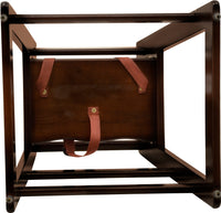 Nella Wooden High Chair, Mahogany