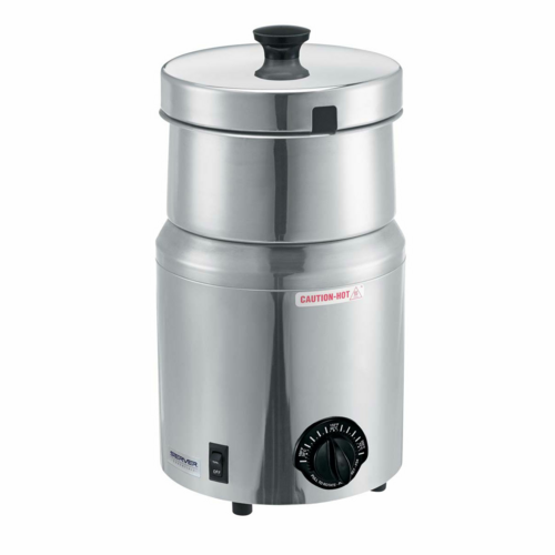 Server 5 Qt Countertop Soup Warmer, Stainless Steel 120V