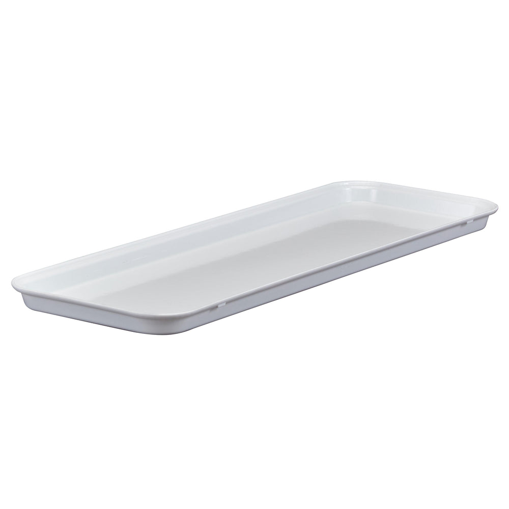 Cambro 826MT148 Market Display Tray 8" x 26", White, 12 /Case