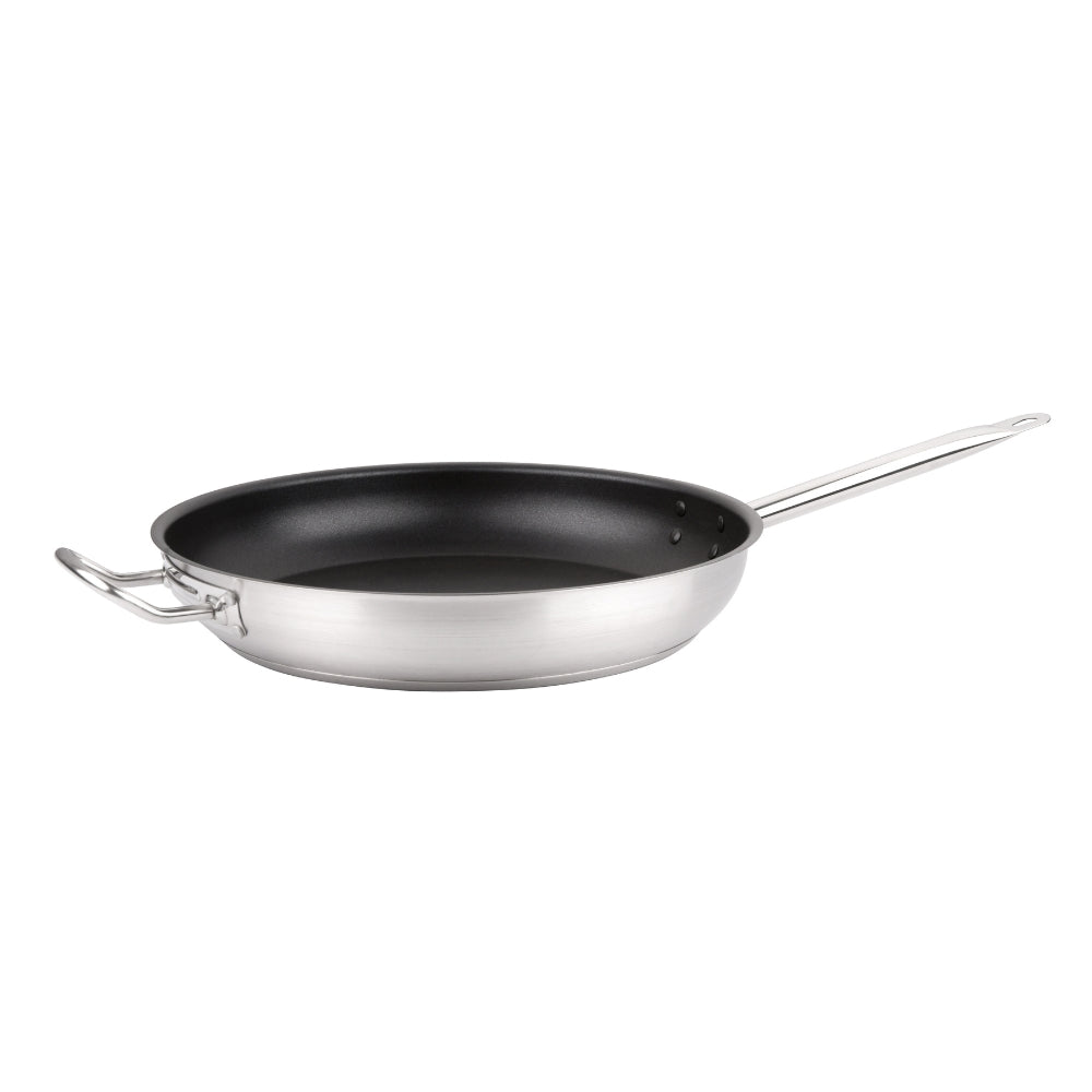 Nella 12" Non Stick Fry Pan with Helper Handle, Stainless Steel