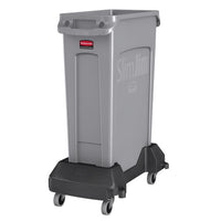 Rubbermaid Slim-Jim Trolley for 3540 & 3541 Containers, Black