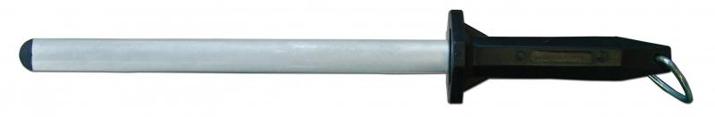 Nella 12" Diamond Sharpening Steel, Black Handle