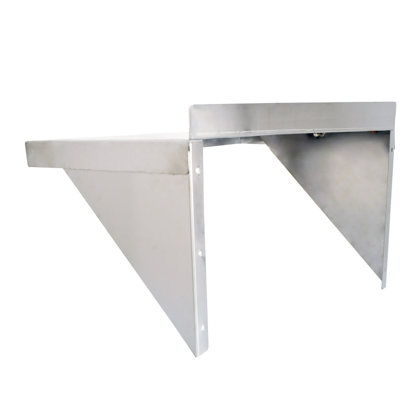 Nella 12" x 24" Wall Shelf, Stainless Steel
