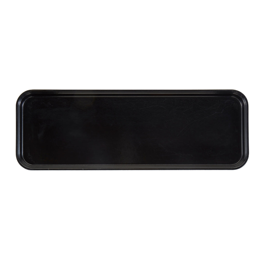 Cambro 9" x 26" Market Display Tray, Black - 926MT110