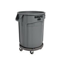 Rubbermaid Brute Trash Can Dolly, Black