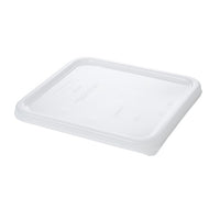 Rubbermaid Square Food Storage Cover for 2, 4, 6 & 8 Qt Containers, White