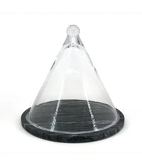 Natural Living 9810903GY Marble Cheese Board & Dome