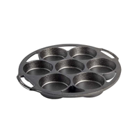 Lodge 12.5" Mini Cake Pan, Cast Iron