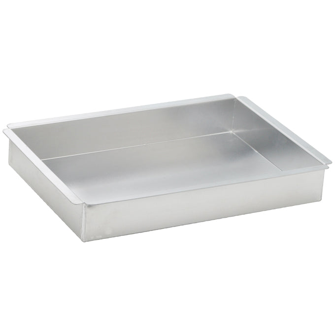 Winco Rectangular Cake Pan, Aluminum, 13" X 9" X 2"