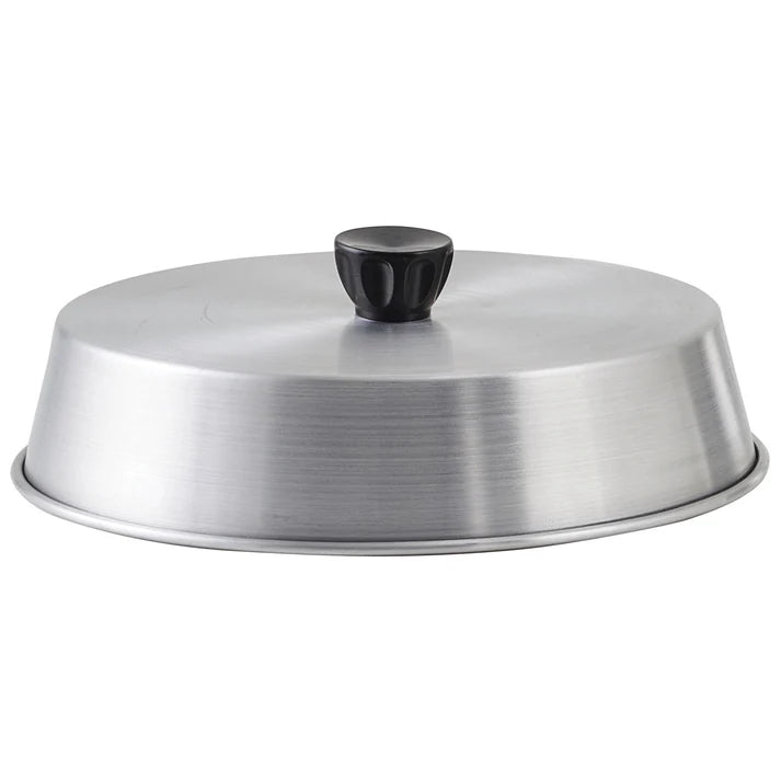 Winco 9" Grill Basting Cover with Handle, Aluminum