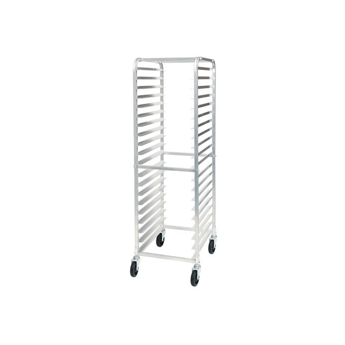 Winco Full Size 20 Tier End Load Sheet Pan Rack 3" Spacing, Aluminum