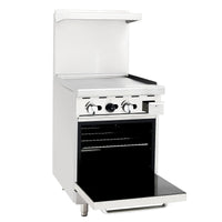 Atosa Cookrite 24" Gas Griddle Range and Oven - 74,000 BTU, Propane