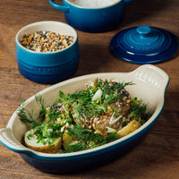 Le Creuset 2.9L Oval Au Gratin Dish, Blueberry (71105036220005)