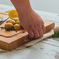 John Boos BBQBD Maple Cutting Board with Juice Groove 18" x 12" x 1.5"