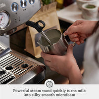 Breville Barista Express Impress Espresso Machine, Brushed Stainless