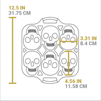 Lodge Sugar Skull Mini Cake Pan