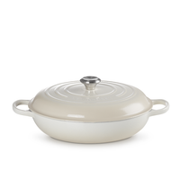 Le Creuset Braiser, Meringue, 4.7L