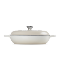 Le Creuset Braiser, Meringue, 4.7L