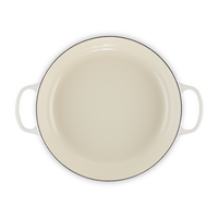 Le Creuset Braiser, Meringue, 4.7L