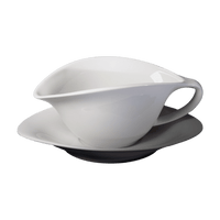 Cameo Fusion Gravy Boat & Saucer Shell Shape, 12 /Case