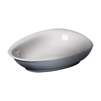 Cameo Pearl 20 Oz Plate Triangular, 24 /Case